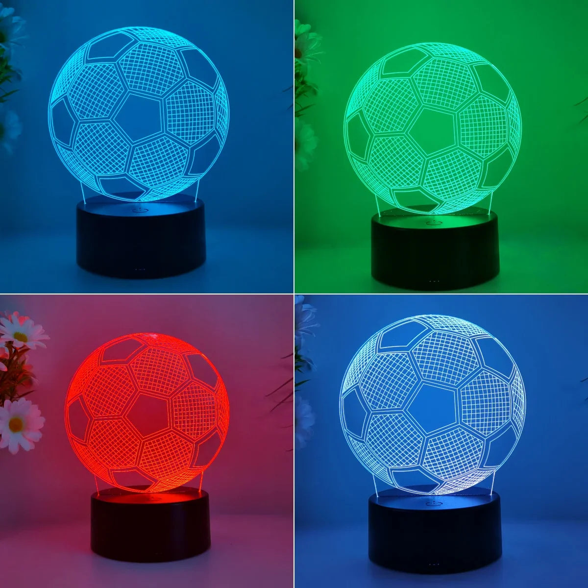 Football Glow Night Light