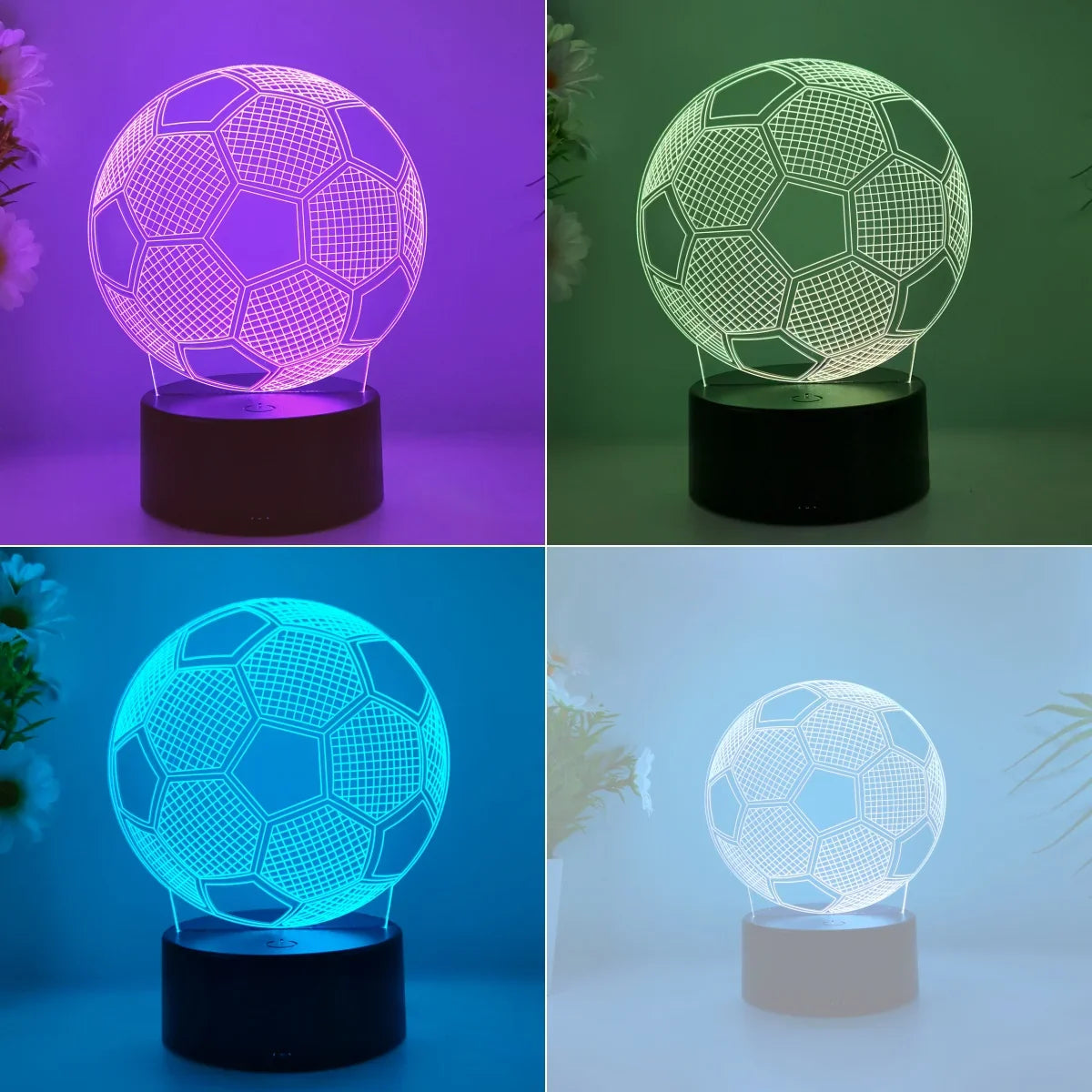Football Glow Night Light