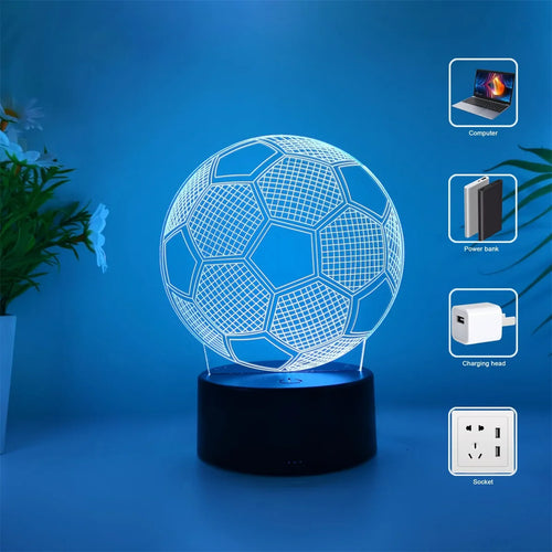Football Glow Night Light